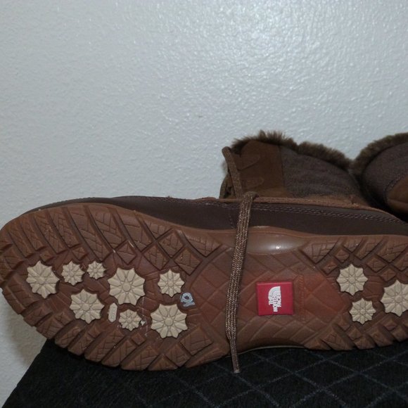 8.5 North Face Boots Waterproof Brown Women’s - Picture 3 of 8